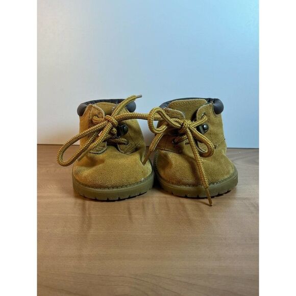 Build A Bear Workshop BAB Timberland Brown Work Boots Laced - Picture 1 of 8